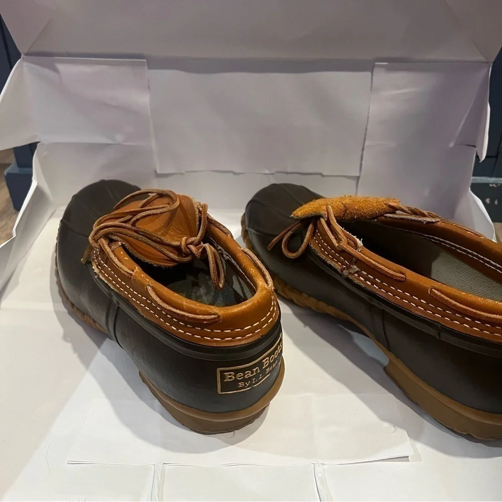 LL Bean Mens Rubber Moc Size 8 Wide